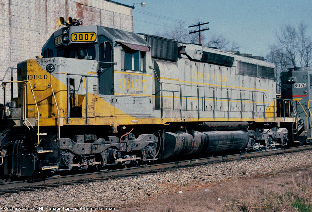 Clinchfield Railroad SD40 #3007  